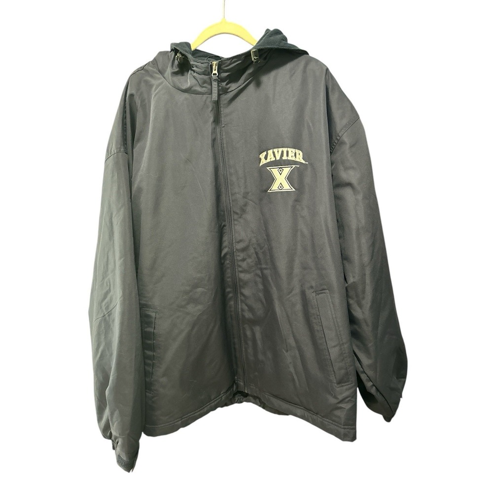 VTG Xavier Musketeers VESI Sportswear Blue Jacket Size XXL‎ EUC